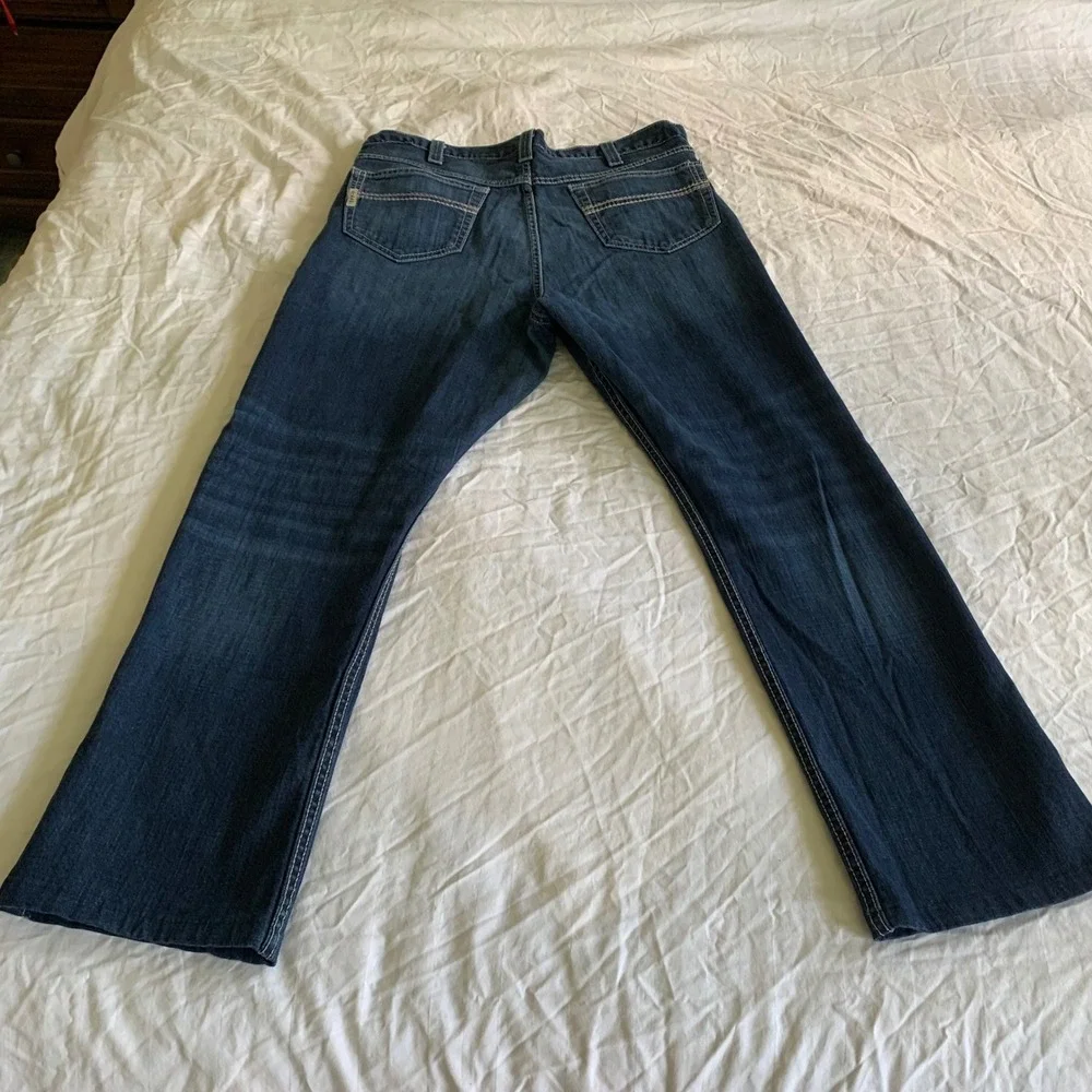 Cinch 42x34 Carter 2.4 Jeans Dark Wash Relaxed Bootcut MB71934005 Mens Denim